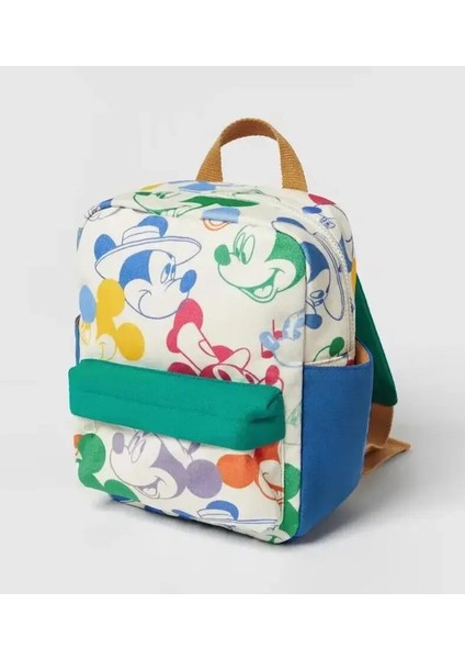 Disney Yeni Moda Çocuk Okulu Çantası Öğrencisi Çok Fonksiyonlu Sırt Çantası Renk Mickey Mouse Baskı Backpackcolor: Mickey (Yurt Dışından)