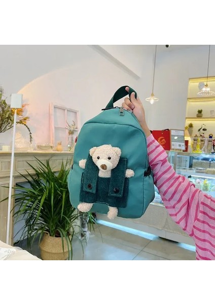 Özel Işlemeli Ad Bear Backpack - Kızlar Için Sevimli Çocuk Okul Çantası, Hafif Okul Öncesi Sırt Çantası, Childrencolor Için Hediye: Pembe (Yurt Dışından)
