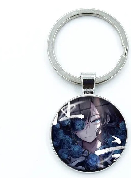 Ado Kyogen x Uta Ado Keyhaın Aksesuarları Cam Dome Cabochon Kolye Metal Anahtar Yüzüğü Doğum Günü Hediyesi Hayranları Souvulircolor: 9 (Yurt Dışından)