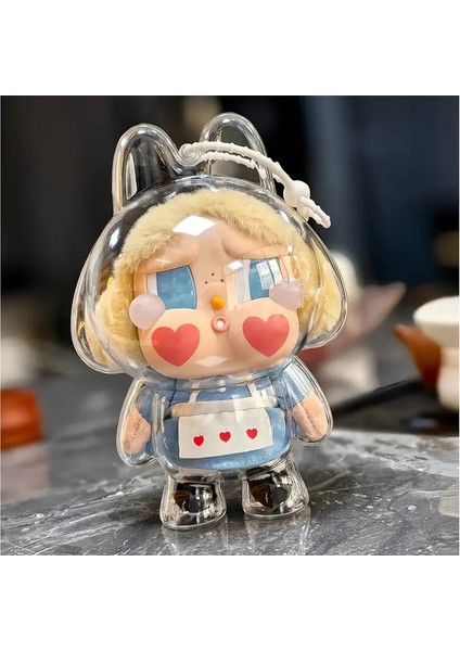 17CM Crybaby Serisi Ağlayan Bebek Koruyucu Kılıf Tam Açık Akrilik Koruyucu Kılıf Yürüyüş Peluş Çanta Bebek Aksesuarı Bebek Yok Oyuncak: 17CM Bebek/boyut: 1 Adet (Yurt Dışından)