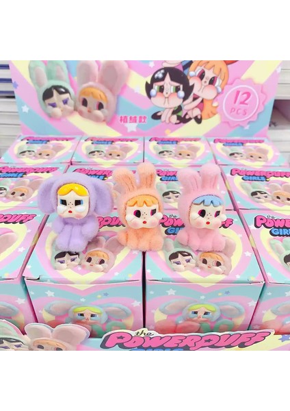 12PCS Crybaby Karikatür Peluş Peluş Figürin Kutusu Yüksek Estetik Değere Sahip Sevimli Mini Bebek Masaüstü Dekorasyon Modeli Hediye Color: 12PCS (Yurt Dışından)