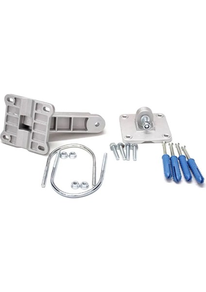 Trafik Güvenlik Aynası 80 cm Sarı-Siyah ve 2.5 M Galvaniz Flanşlı Direk Set modelleri