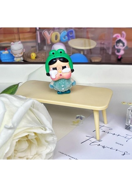 Mini Popmart Crybaby Gözyaşı Fabrikası Kutu Serisi Peluş Oyuncak Çok Renkli Bebek Sevimli Masaüstü Süs Gizem Kutusu Çevresel Hediye Kilo: Ağlayan Ördek (Yurt Dışından)