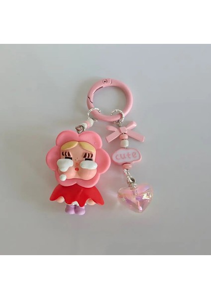 Yeni Diy Açısı Crybaby Bebek Anahtarlık Kolye Kawaii Sırt Çantası Dekor Karikatür Sevimli Kadın Kızlar Hediyeler Için Renk: 02 (Yurt Dışından)