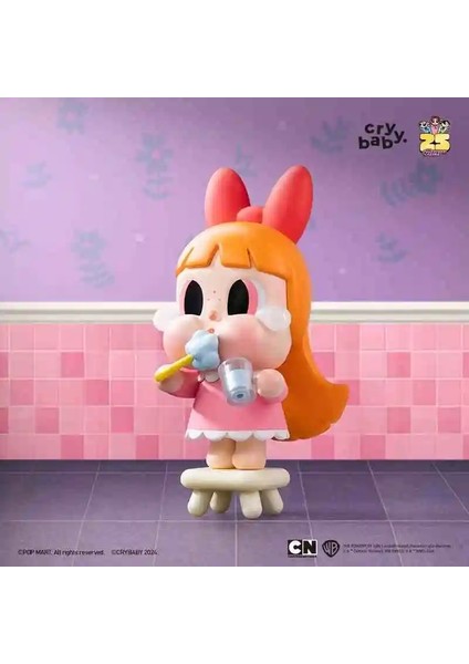 Pop Mart Crybaby x Power Kızlar Serisi Kutu Oyuncaklar Tahmin Tag Gizem Kutusu Mistery Caixa Aksiyon Figürü Şaşırtıcı Sevimli Model Renk: Çiçekler B (Yurt Dışından)