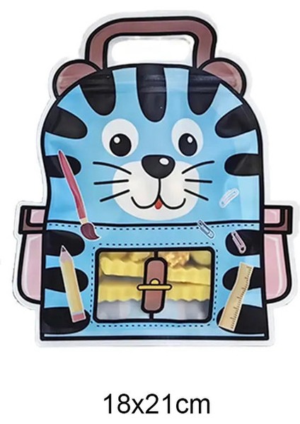 6/30 Adet Kulplu Plastik Hediye Çantaları Toplu Hediye Çantası Yemek ve Şeker Çantaları Düğün Çocuklar Doğum Günü Bebek Duş Parti Dekor Malzemeleri: Açık Gri/hediye Kutusu Boyutu: 6pcs (Yurt Dışından)