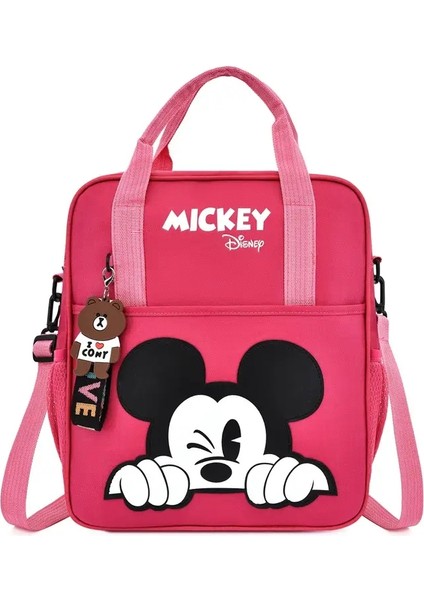 Miniso Disney Çocuklar Sırt Çantası Lüks Marka Çocuk Okulu Çanta Karikatür Sevimli Yüksek Kaliteli Moda Kız Drawstring Sırt Çantası Renk: D (Yurt Dışından)