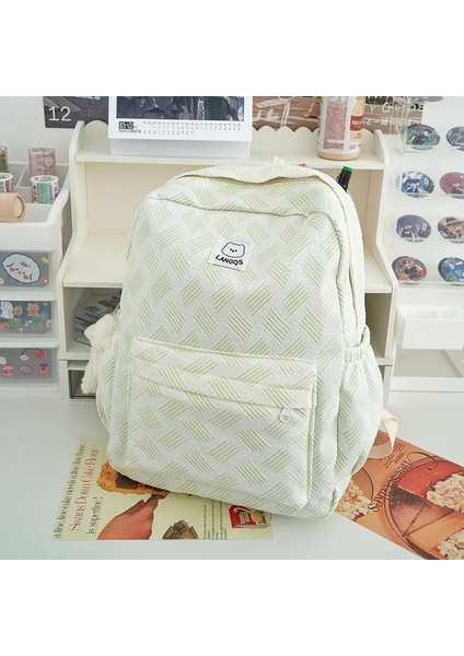 Kızlar Için Okul Çantaları Solid Junior Lisesi Öğrenci Schoolbag Kore Versiyonu Dizüstü Backpack Kadın Boyscolor: Mavi (Yurt Dışından)
