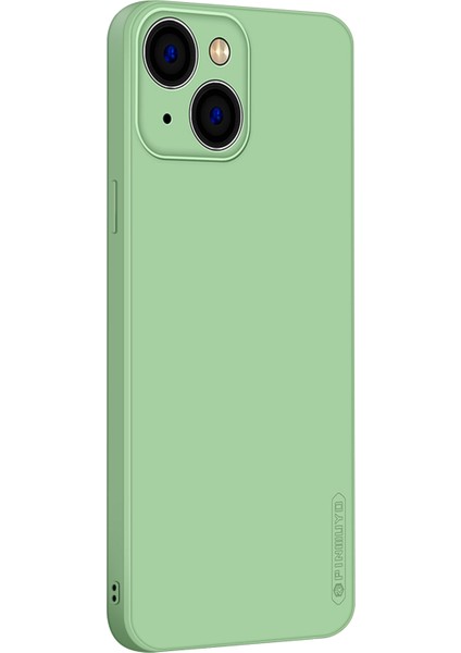Pınwuyo Jk Tpu-2 Serisi iPhone 14 Plus Için Hassas Kesikler Kamera Koruma Telefon Kılıfı Yumuşak Tpu Elyaf Akın Astar Koruyucu Kılıf-Matcha Yeşili (Yurt Dışından)