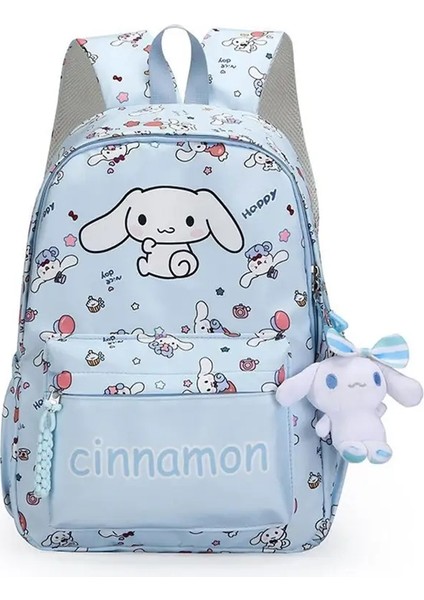 Kuromi Sırt Çantası, Hello Kitty Cinnamoroll Sevimli Daypack, Karikatür Anime Okul Çantası, Öğrenci Kız Gündelik Seyahat Işareti Kırılcak Renkleri: Cinnamoroll (Yurt Dışından)