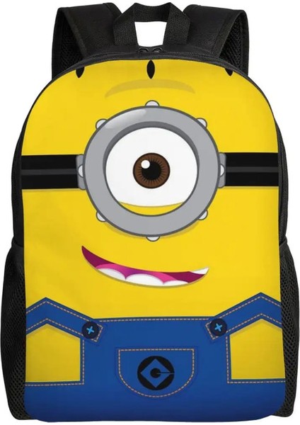Özel M-Miniones Dizüstü Bilgisayar Sırt Çantası Kadın Erkek Kolej Okulu Öğrencisi Için Günlük Kitap Çantası Komik Desen Bagcolor: 23/boyut: Sırt Çantası (Yurt Dışından)