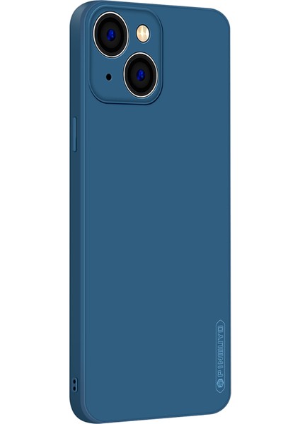 Pınwuyo Jk Tpu-2 Serisi iPhone 14 Plus Için Hassas Kesikler Kamera Koruma Telefon Kılıfı Yumuşak Tpu Fiber Akın Astar Koruyucu Kapak-Mavi (Yurt Dışından)