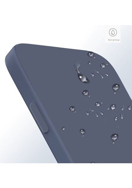 iPhone 15 Pro Düz Kenar Telefon Kılıfı Fiber Astar Ka Tpu Arka Kapak-Gri Mavi (Yurt Dışından) fiyatları