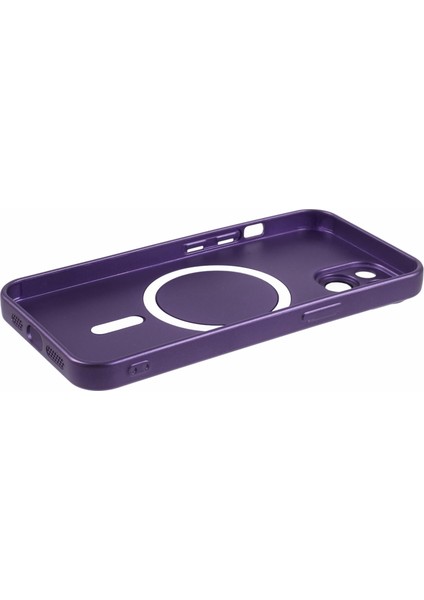 iPhone 14 Plus Tpu Kılıf Için Lens Filmli Magsafe Ka Düşmeye Karşı Telefon Kılıfı ile Uyumlu - Koyu Mor (Yurt Dışından) indirimleri