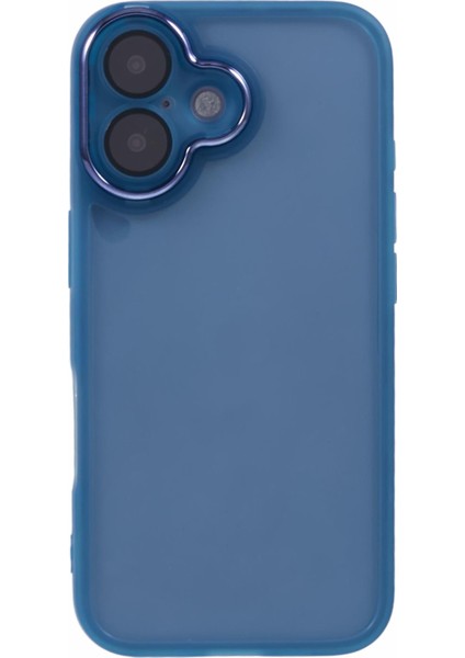 Dksm Serisi iPhone 16 Kılıfı Elektrokaplama Kamera Çerçevesi Tpu Telefon Kılıfı-Şeffaf Camgöbeği (Yurt Dışından) modelleri
