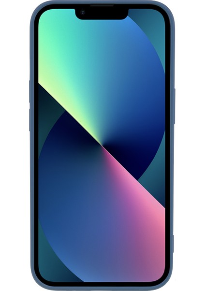 iPhone 13 6.1 Inç Yumuşak Tpu Kamera Korumalı Telefon Kılıfı Yumuşak Elyaf Astarlı Ka Kaplamalı Kapak-Safir (Yurt Dışından) modelleri