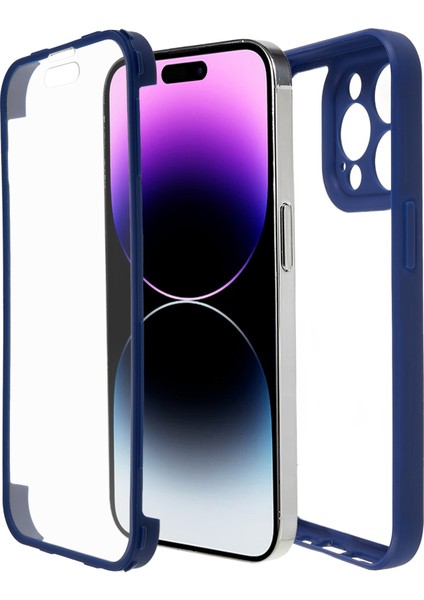 iPhone 14 Pro Max Için Düşmeye Karşı Telefon Kılıfı Kamera Lens Koruması Pet Ekran Filmi + Akrilik + Tpu Çizilmeye Dayanıklı Cep Telefonu Kılıfı-Safir (Yurt Dışından) modelleri