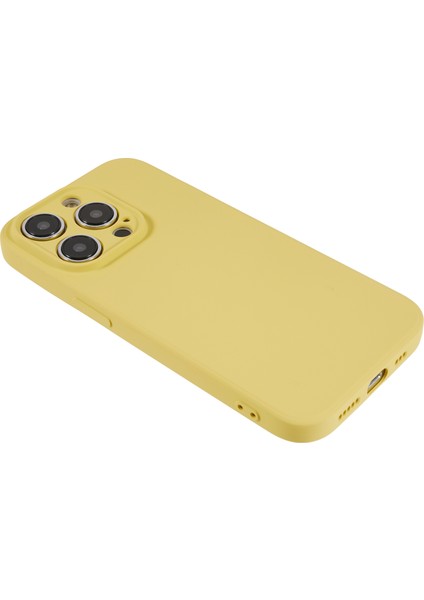 iPhone 15 Pro Max Için Candy Color Shell Yumuşak Tpu Telefon Kılıfı Fiber Astarlı Ka Telefon Kılıfı-Sarı (Yurt Dışından) fırsatları
