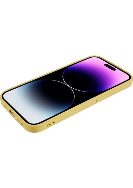 iPhone 15 Pro Max Için Candy Color Shell Yumuşak Tpu Telefon Kılıfı Fiber Astarlı Ka Telefon Kılıfı-Sarı (Yurt Dışından) indirimleri