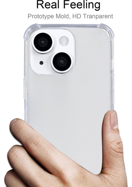 iPhone 14 Plus Tpu Şeffaf Kılıf 4 Köşe Darbeye Dayanıklı Koruma Telefon Kılıfı (Yurt Dışından) fiyatları