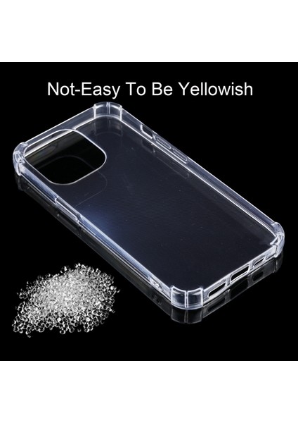 iPhone 14 Plus Tpu Şeffaf Kılıf 4 Köşe Darbeye Dayanıklı Koruma Telefon Kılıfı (Yurt Dışından) fırsatları
