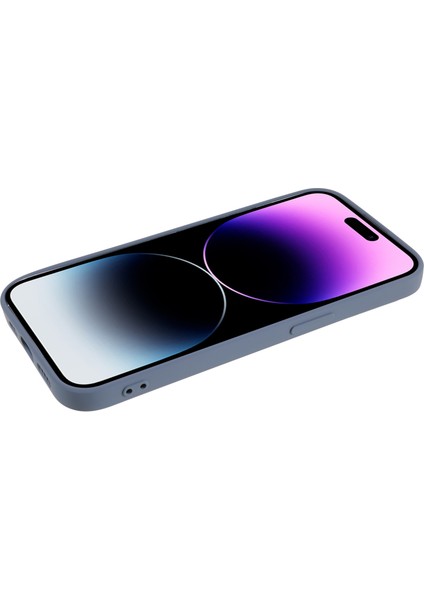 iPhone 15 Pro Max Için Candy Color Shell Yumuşak Tpu Telefon Kılıfı Fiber Astarlı Ka Telefon Kılıfı-Lavanta Gri (Yurt Dışından) indirimleri