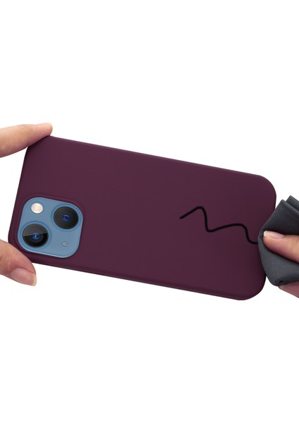 iPhone 15 Yumuşak Silikon Telefon Kılıfı Ince Telefon Kılıfı Magsafe Kablosuz Şarj ile Uyumlu - Şarap Kırmızısı (Yurt Dışından) fırsatları