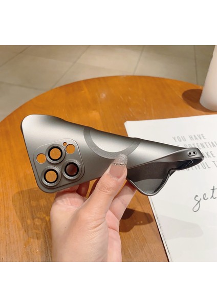 iPhone 13 Pro Max 6.7 Inç Tpu Düşmeye Karşı Kılıf Lens Filmli Magsafe Ka Telefon Kılıfı ile Uyumlu-Pembe (Yurt Dışından) fiyatları