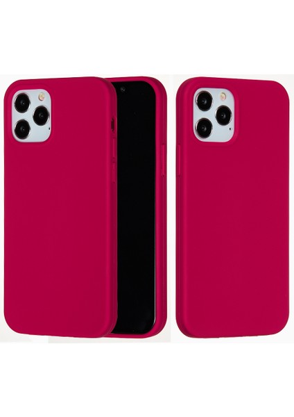 iPhone 12 Pro Max 6.7 Inç Sıvı Silikon Yumuşak Cep Telefonu Kılıfı Akıllı Telefon Kılıfı-Gül (Yurt Dışından) fiyatları