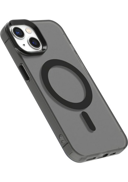 Candy Series iPhone 15 Plus/14 Plus Kılıf Magsafe Pc+Tpu+Pet Düşmeye Karşı Telefon Kılıfı ile Uyumlu-Siyah (Yurt Dışından) indirimleri