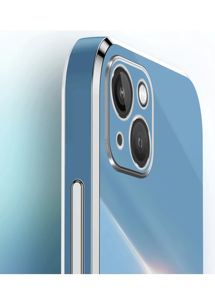 Xınlı iPhone 15 Plus Elektrokaplama Altın Kenarlı Çizilmez Telefon Kılıfı Tpu Arka Kapak-Beyaz (Yurt Dışından) fırsatları