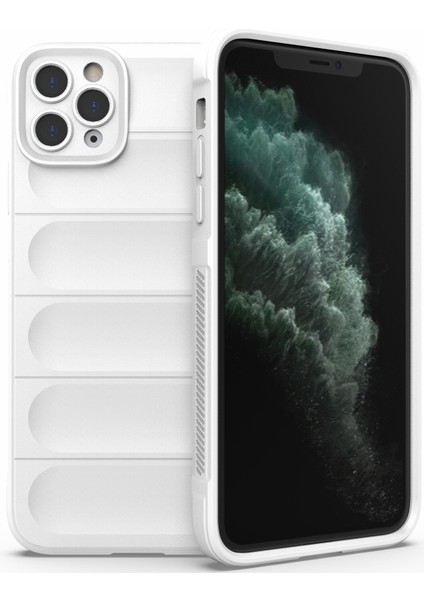 iPhone 11 Pro Kılıf Tpu Sağlam Darbeye Dayanıklı Koruyucu Telefon Kılıfı-Beyaz (Yurt Dışından)