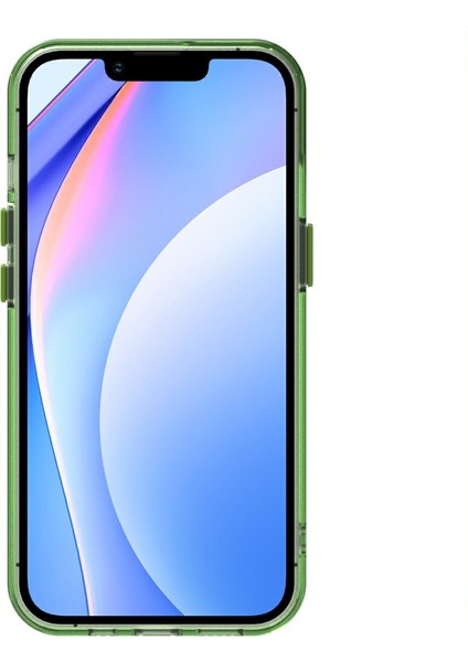 Candy Series iPhone 14/13 Kılıfı Magsafe Pc+Tpu+Pet Düşmeye Karşı Telefon Kılıfı ile Uyumlu-Yeşil (Yurt Dışından) modelleri