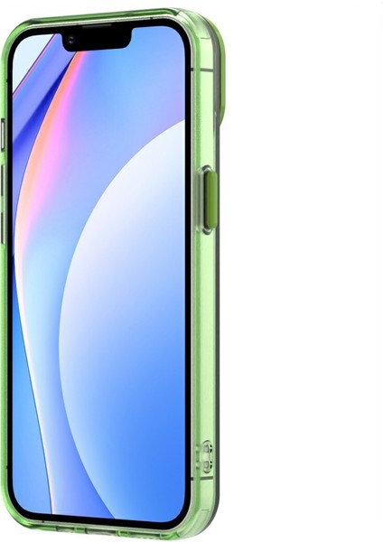 Candy Series iPhone 14/13 Kılıfı Magsafe Pc+Tpu+Pet Düşmeye Karşı Telefon Kılıfı ile Uyumlu-Yeşil (Yurt Dışından) fırsatları