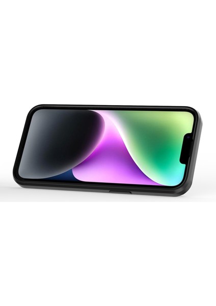 iPhone 15 Pc+Tpu Darbeye Dayanıklı Telefon Kılıfı Sürgülü Lens Koruması Ayaklık Kapağı-Mor (Yurt Dışından) fırsatları