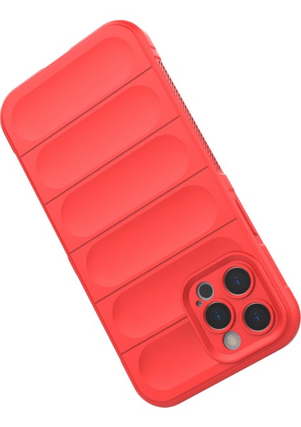 iPhone 12 Pro Max 6.7 Inç Tpu Telefon Koruyucu Kılıf, Düşmeye Karşı Dayanıklı Arka Kabuk Kılıfı-Kırmızı (Yurt Dışından) fırsatları