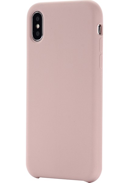 iPhone Xs Max 6.5 Inç Için Kenar Sarılı Sıvı Silikon Telefon Kılıfı-Pembe (Yurt Dışından) fırsatları