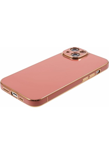 iPhone 15 Şok Emici Tpu Telefon Kılıfı 6d Elektrokaplama Parlak Koruyucu Kapak-Kırmızı (Yurt Dışından) fırsatları