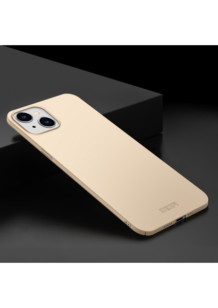 Mofı Shield Ince Buzlu Kaplama Yüzey Sert Plastik Cep Telefonu Arka Kılıf Koruyucu iPhone 13 6.1 Inç-Altın (Yurt Dışından) fırsatları
