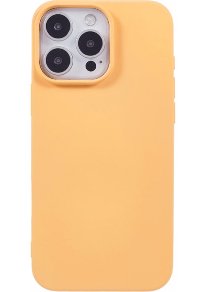 iPhone 16 Pro Max Tpu Kılıf Darbeye Dayanıklı Yumuşak Tpu Fiber Astarlı Telefon Kılıfı-Turuncu (Yurt Dışından) modelleri