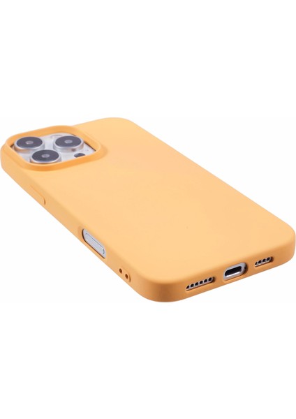 iPhone 16 Pro Max Tpu Kılıf Darbeye Dayanıklı Yumuşak Tpu Fiber Astarlı Telefon Kılıfı-Turuncu (Yurt Dışından) fırsatları