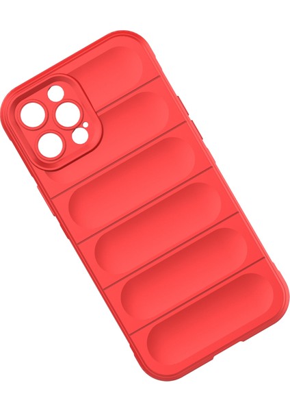 iPhone 12 Pro Max 6.7 Inç Tpu Telefon Koruyucu Kılıf, Düşmeye Karşı Dayanıklı Arka Kabuk Kılıfı-Kırmızı (Yurt Dışından) indirimleri