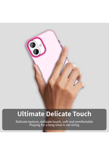 iPhone 16 Kılıfı Pc+Tpu+Pet Mat Düşmeye Karşı Telefon Arka Kapağı-Kırmızı (Yurt Dışından) indirimleri