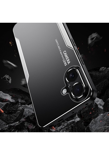 iPhone 16 Plus Telefon Kılıfı Alüminyum Alaşımlı Tpu Pc Arka Kapak-Mavi (Yurt Dışından) indirimleri