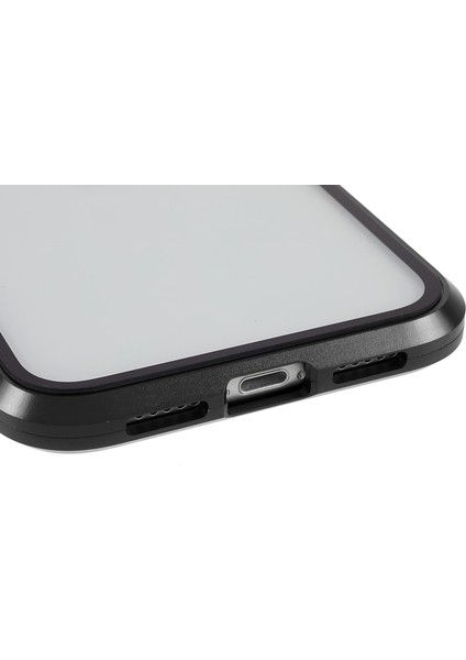 iPhone 11 6.1 Inç Için Gözetleme Önleyici Manyetik Kılıf Çift Taraflı Temperli Cam + Mıknatıs Emici Metal Tampon Çerçeve Tam Gövde Koruma Kılıfı-Siyah (Yurt Dışından) indirimleri