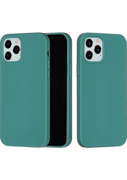 iPhone 13 Pro 6.1 Inç Için Çizilmeye Karşı Dayanıklı Sıvı Silikon Yumuşak Telefon Kılıfı Kabuğu-Çam Iğnesi Yeşili (Yurt Dışından) indirimleri