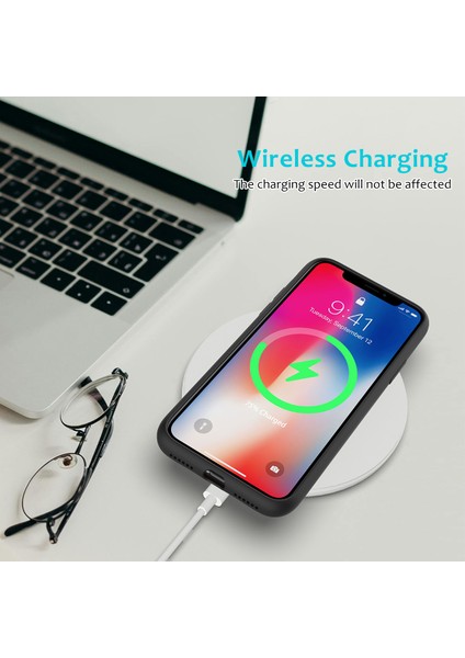 iPhone Xs Max 6.5 Inç Için Kenar Sarılı Sıvı Silikon Kılıf-Siyah (Yurt Dışından) indirimleri