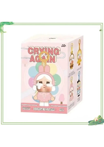 Orijinal Crybaby Crying Again Seri Serisi Kutu Vinil Yüz Bebek Kolye Anahtarları Dekorasyon Gizem Peluş Oyuncak Doğum Günü Hediye Kilo: 1 Pcs (Yurt Dışından)