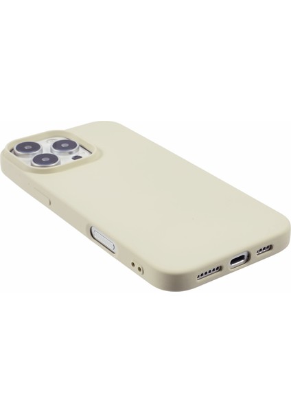 iPhone 16 Pro Max Tpu Kılıf Darbeye Dayanıklı Yumuşak Tpu Fiber Astarlı Telefon Kılıfı-Beyaz (Yurt Dışından) fırsatları