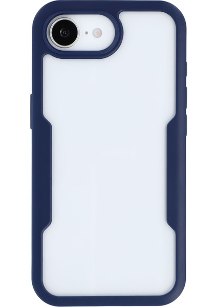 iPhone 16E Kılıfı Akrilik+Tpu Şeffaf Telefon Kılıfı Pet Ekran Filmi-Mavi (Yurt Dışından) fiyatları